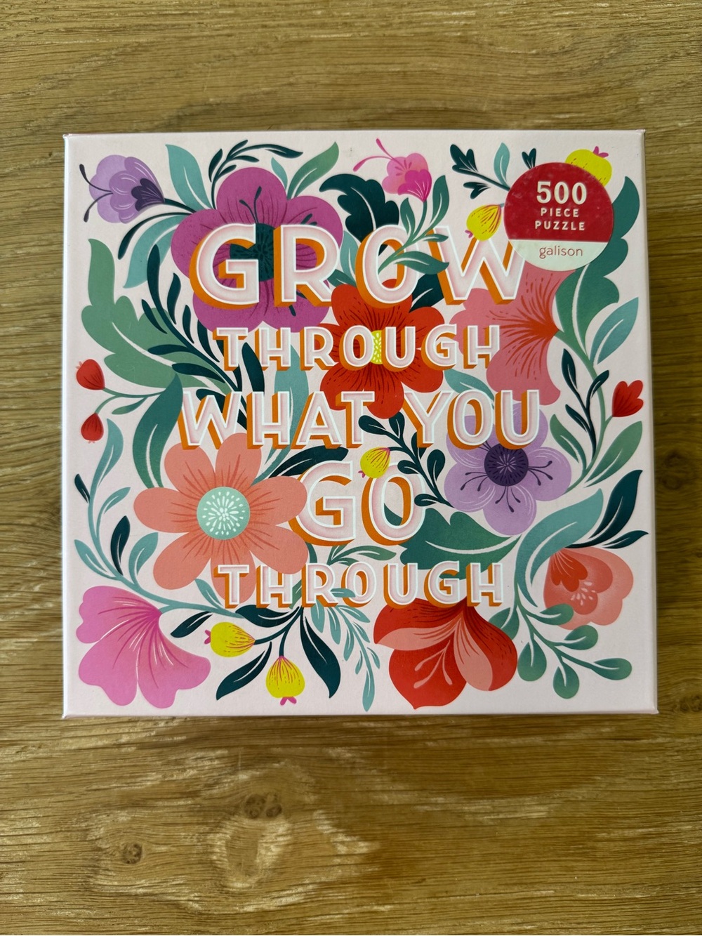 Grow Through What You Go Through 500 Piece Puzzle